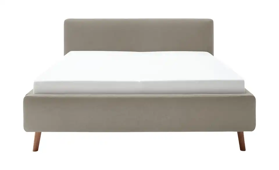 Polsterbettgestell 160x200 - taupe Mattis