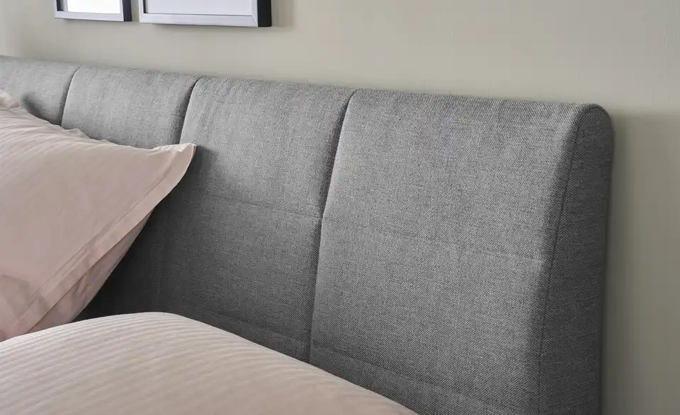 Boxspringbett Baron mit Bettkasten und Topper, Detailansicht