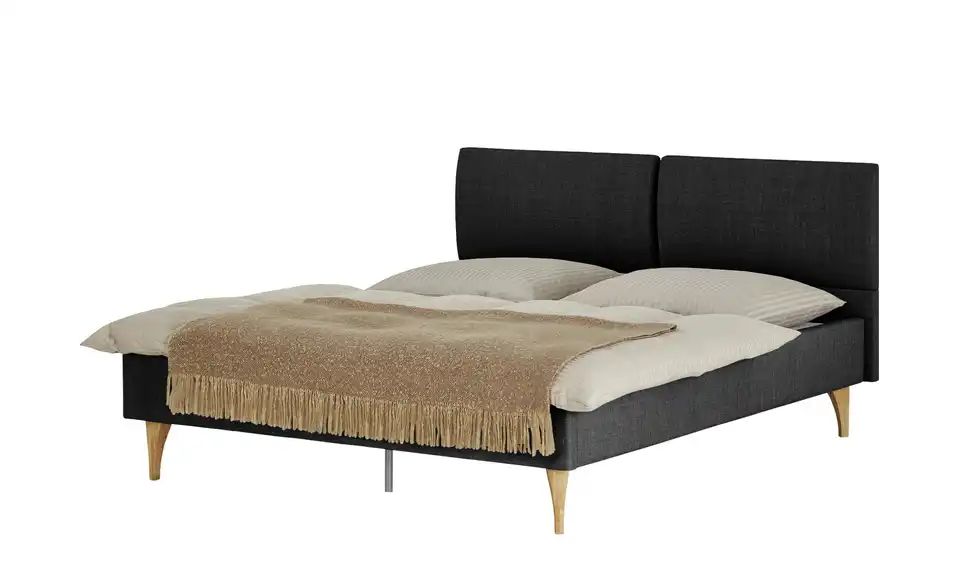 Polsterbettgestell HARINGEY 160x200 cm Anthrazit 