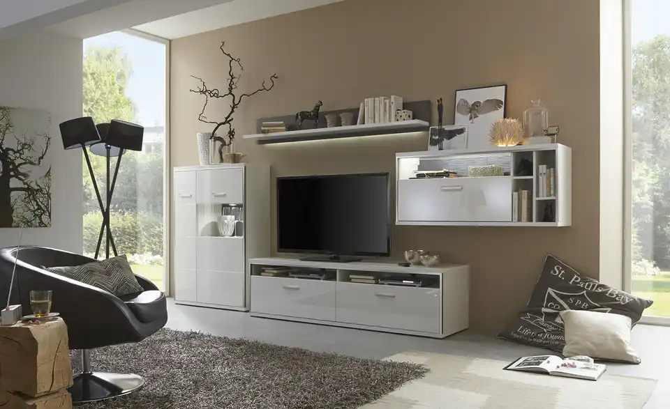 uno Wohnwand Setto, in Wohnsituation