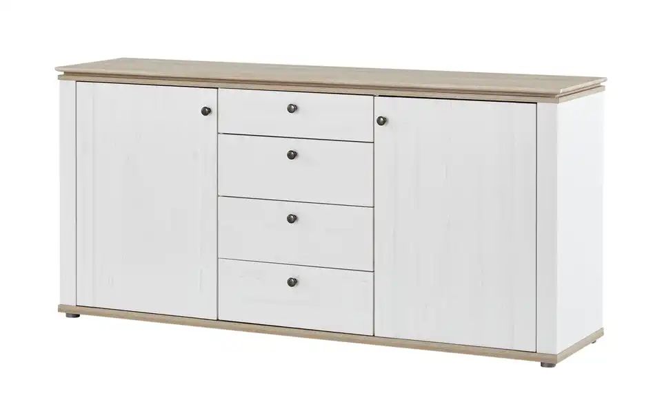 Sideboard CARMEN 179 cm Breite Lärche Weiß