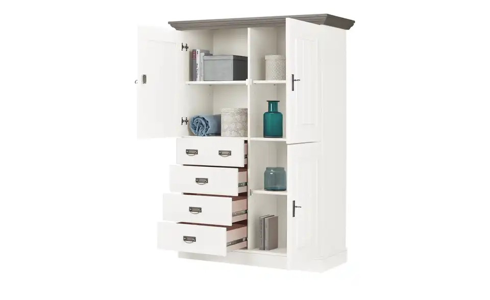 maison bleue Highboard Florian, geöffnet