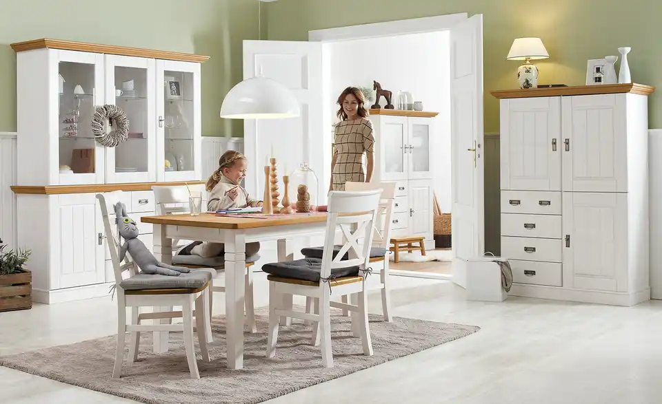 maison bleue Vitrinenaufsatz Florian für Sideboard, in Wohnsituation