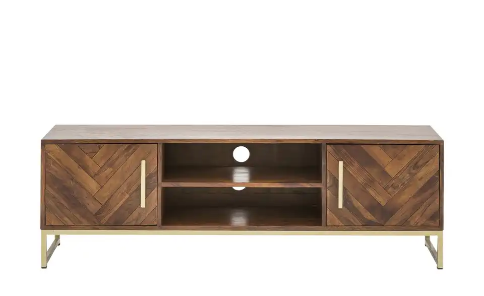 TV-Lowboard aus Massivholz Calatria