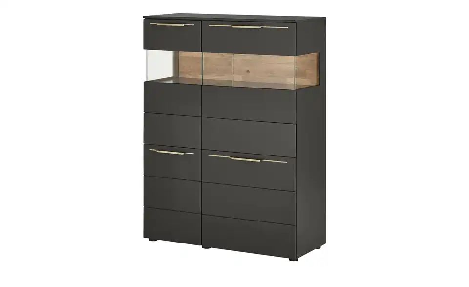 Highboard CLARO Anthrazit von BERGER & RATH