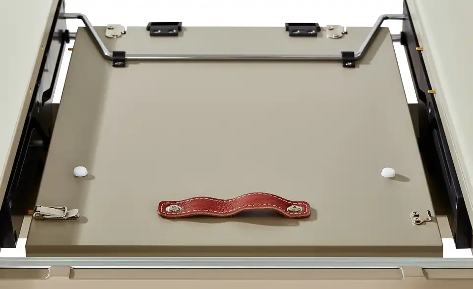 uno Säulentisch Dante ausziehbar, Detailansicht