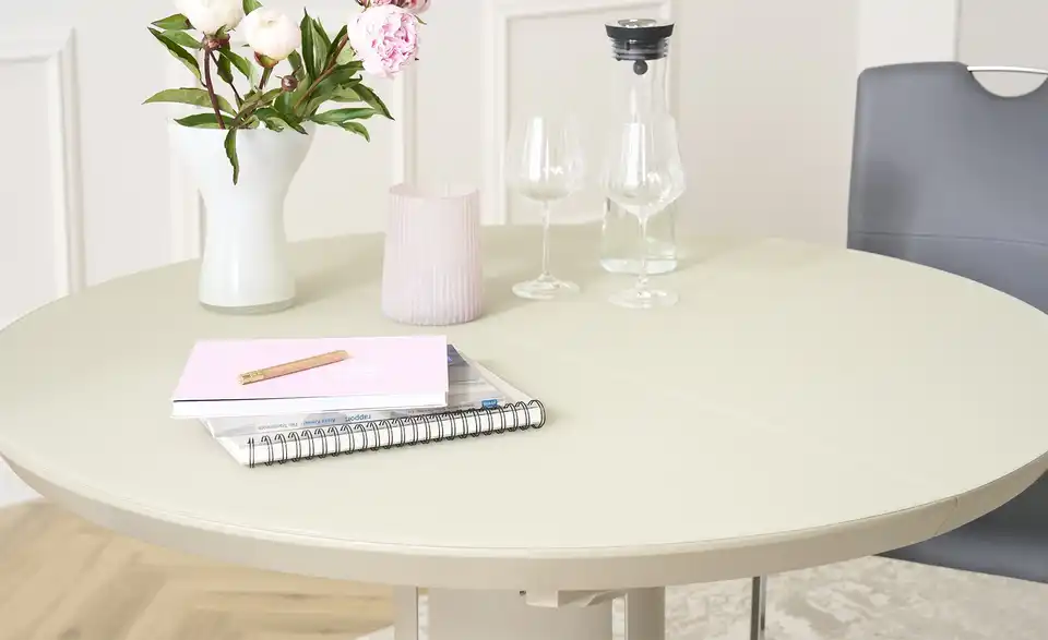 uno Säulentisch Dante ausziehbar, Detailansicht