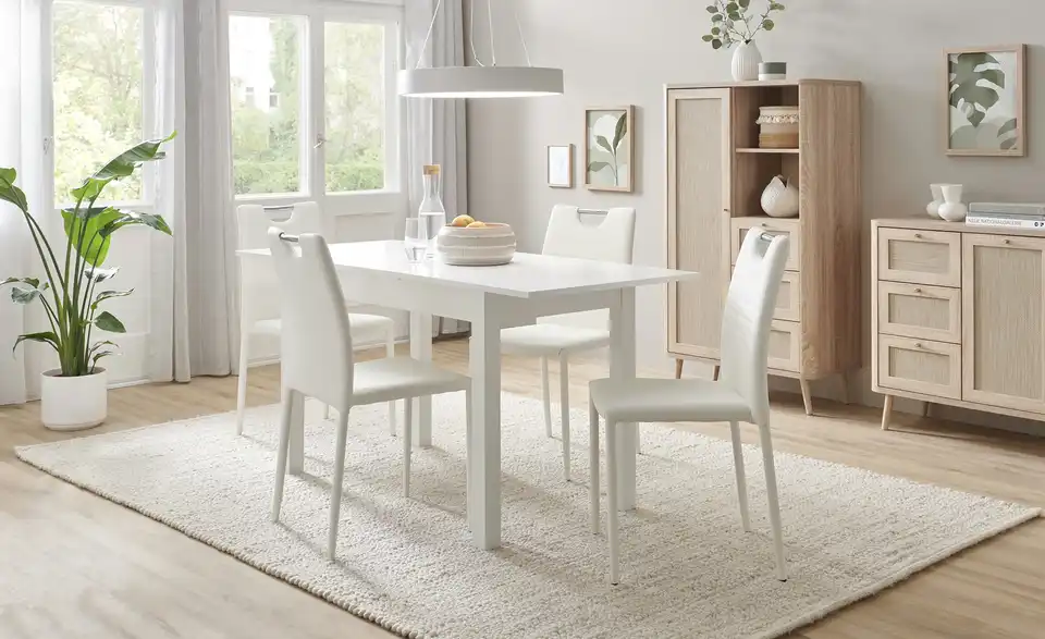 smart Ausziehbarer Esstisch Ben in verschiedenen Größen, in Wohnsituation