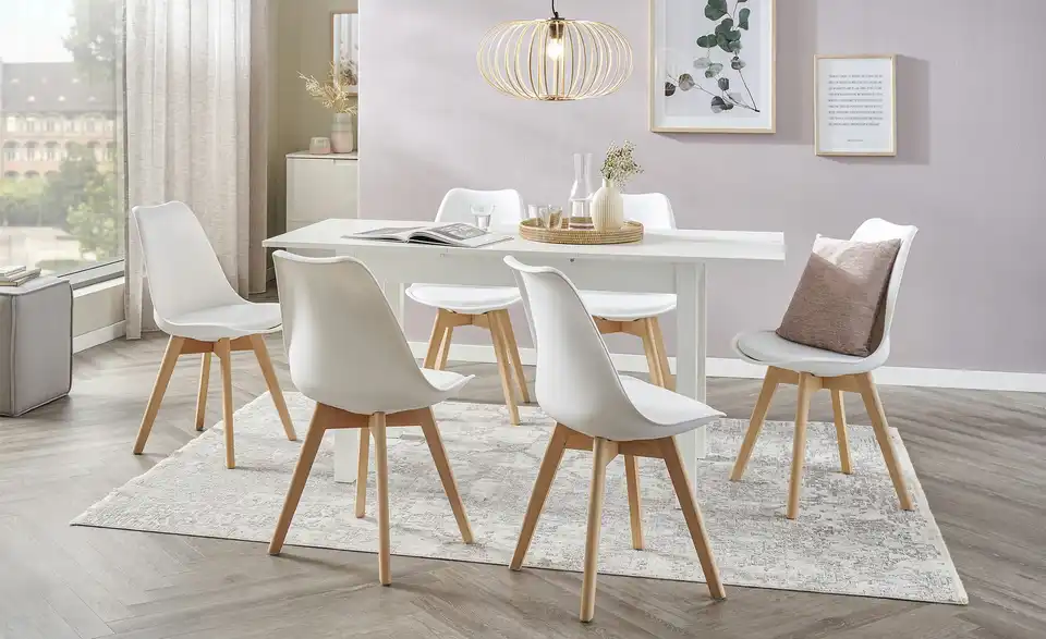 smart Ausziehbarer Esstisch Ben in verschiedenen Größen, in Wohnsituation