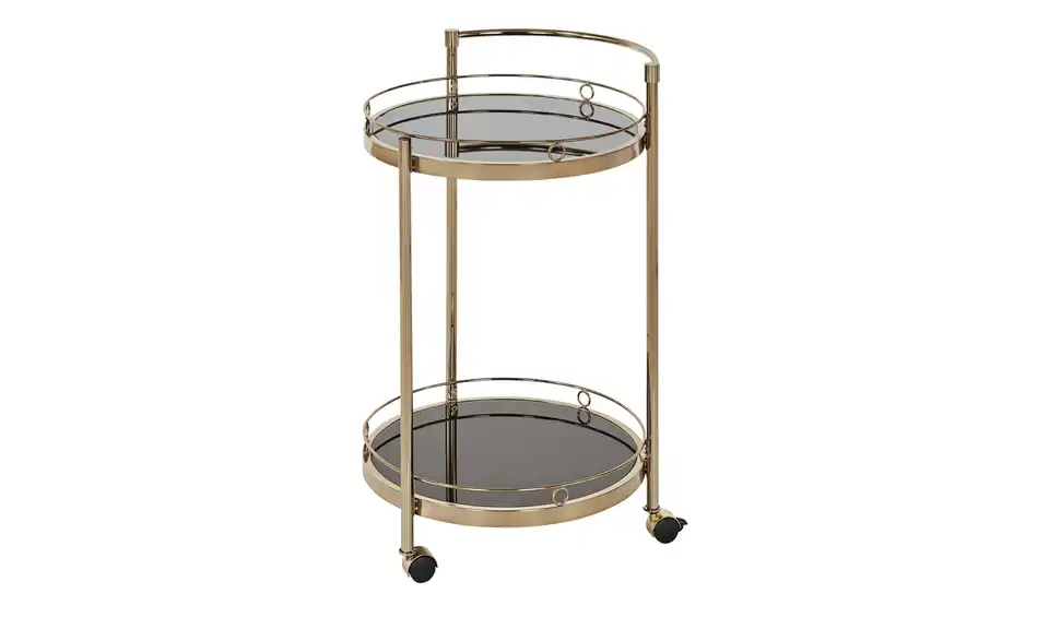 Servierwagen Oro goldfarben, Perspektive