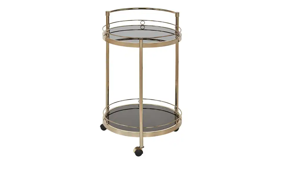Servierwagen goldfarben Oro