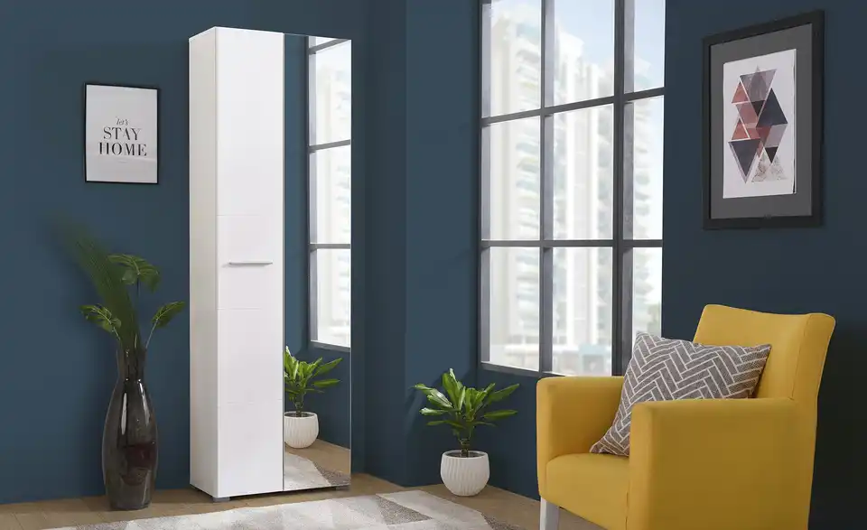 Garderobenschrank, 2-türig Bassano, in Wohnsituation