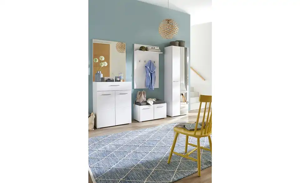 Garderobenschrank, 2-türig Bassano, in Wohnsituation