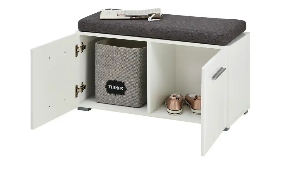 Garderobenbank Bassano, Funktionsansicht