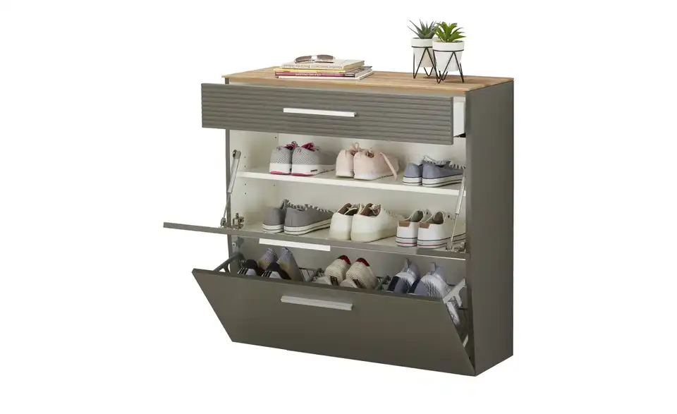 Wohnwert Hängeschuhschrank Helen, Funktionsansicht