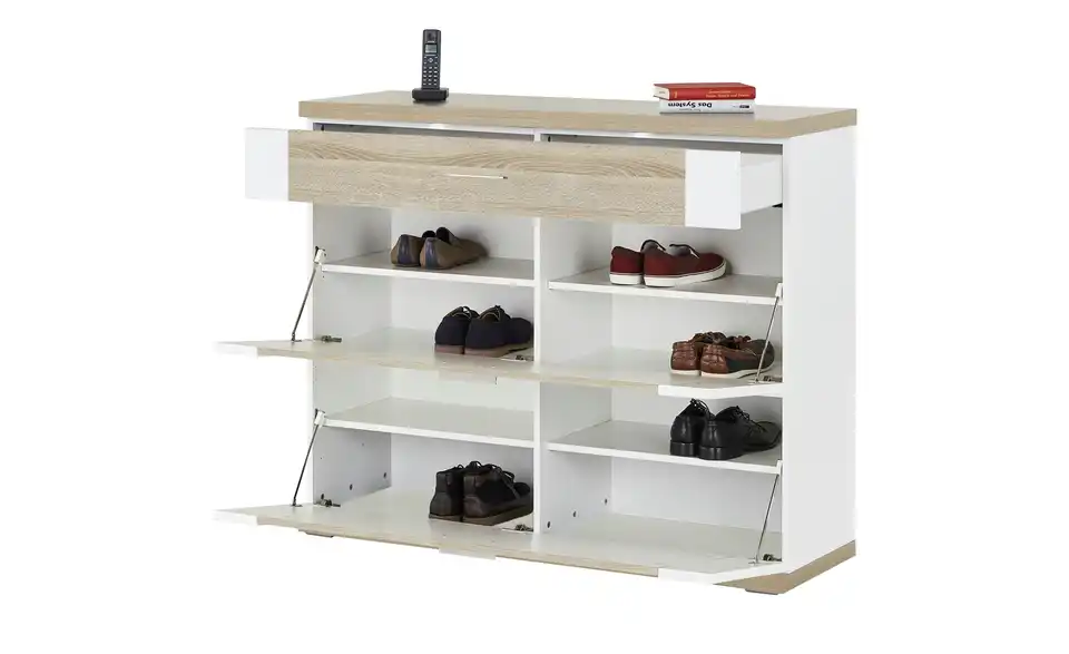 Schuhschrank Titan, geöffnet