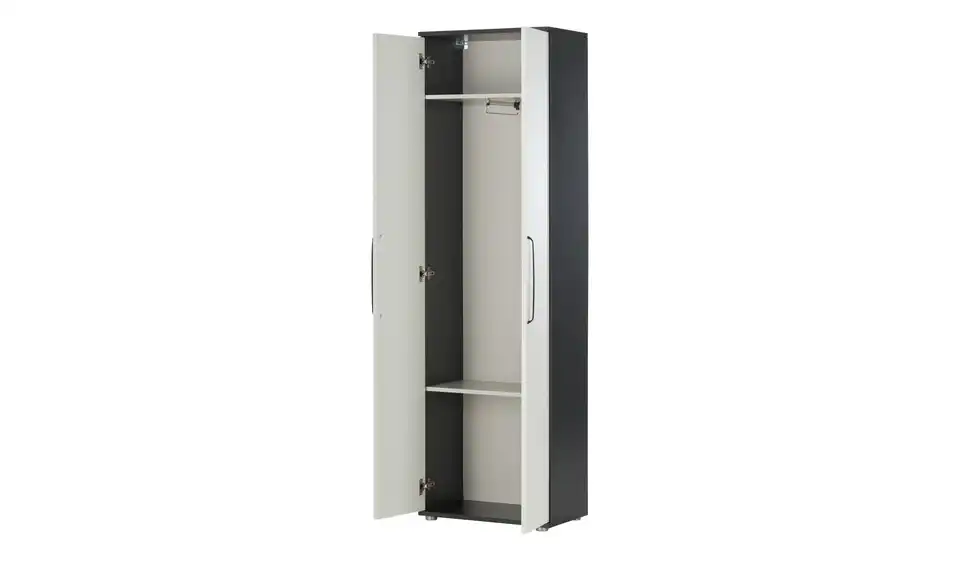 Garderobenschrank Paris, geöffnet