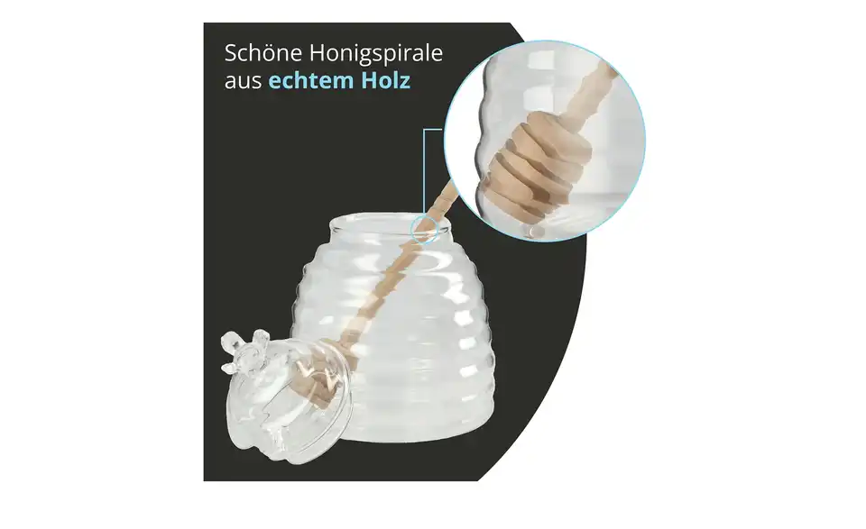 for friends Aufbewahrungsglas Honig, Bild mit Text