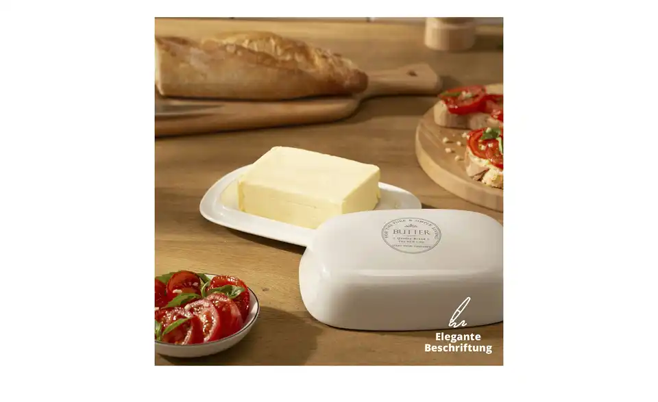 KHG Butterdose, Bild mit Text