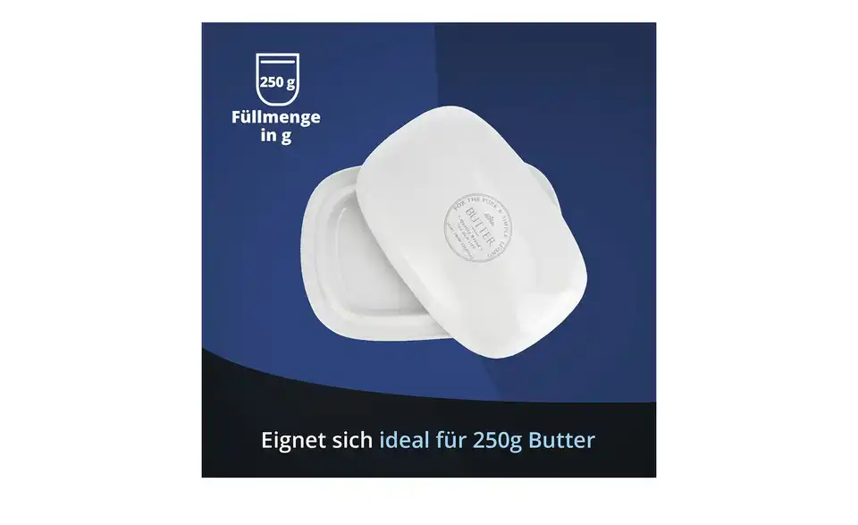 KHG Butterdose, Bild mit Text