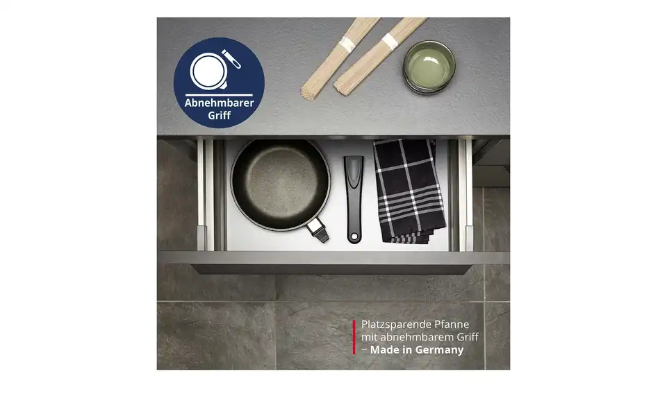 Meisterkoch Bratpfanne 20 cm GENIUS, Bild mit Text
