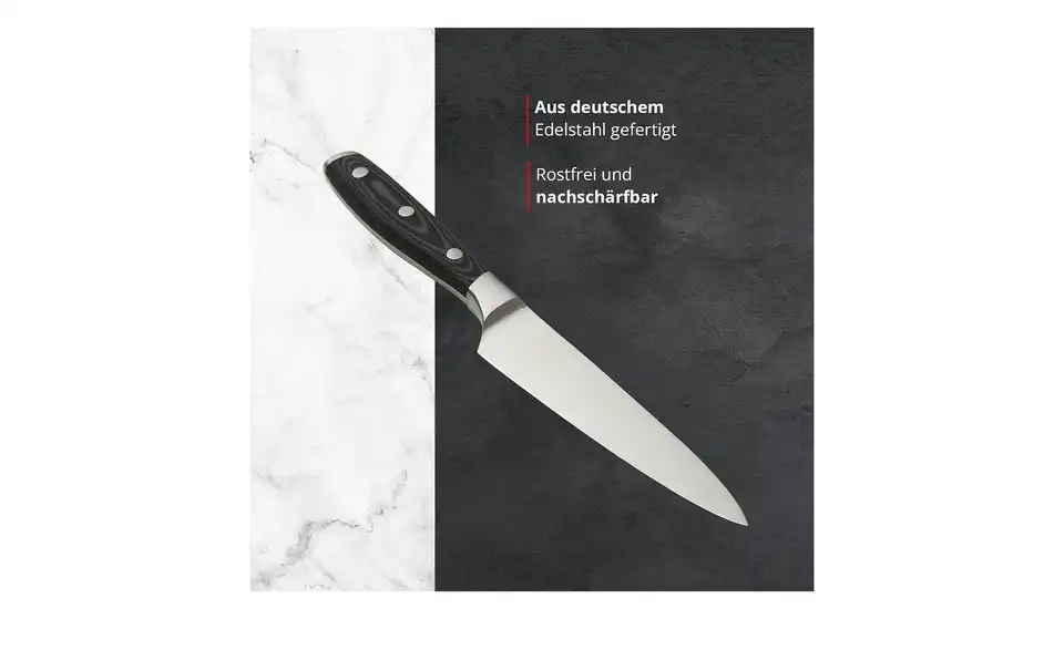Meisterkoch Universalmesser 12,5 cm PRIMUS, Bild mit Text