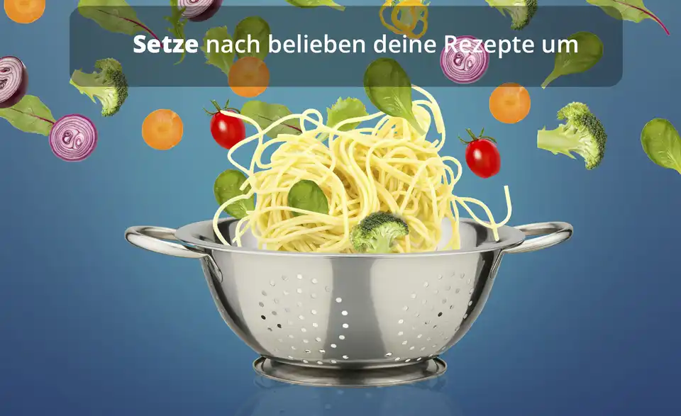 for friends Seiher 28 cm, Bild mit Text