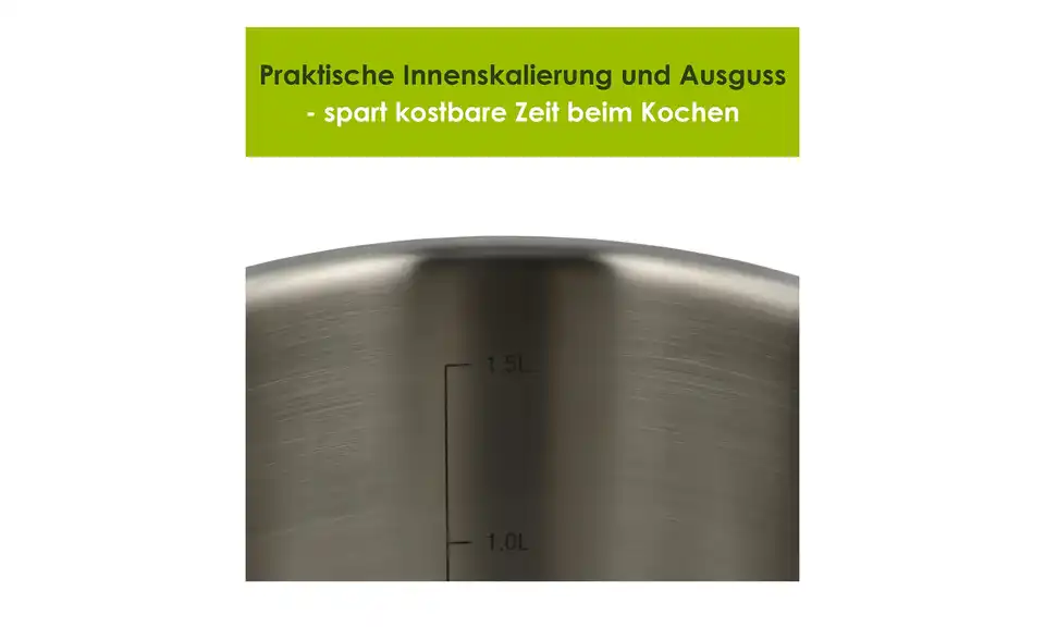 levelone Milchtopf 14 cm Classic, Bild mit Text