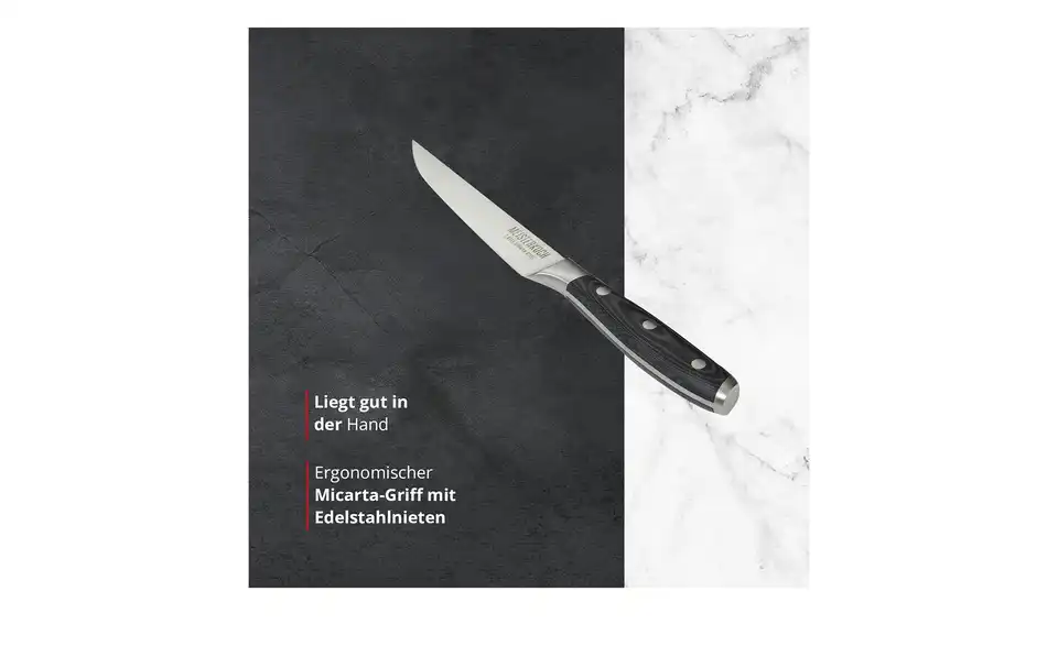 Meisterkoch Steakmesser 11,5 cm PRIMUS, Bild mit Text