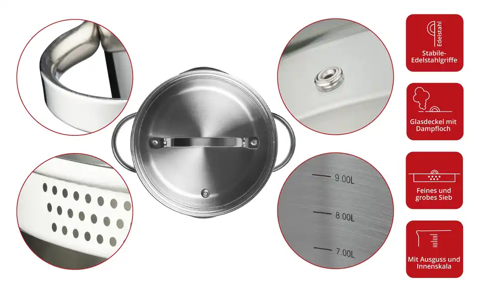 KHG Kochtopf mit Ausguß Gina, in Wohnsituation