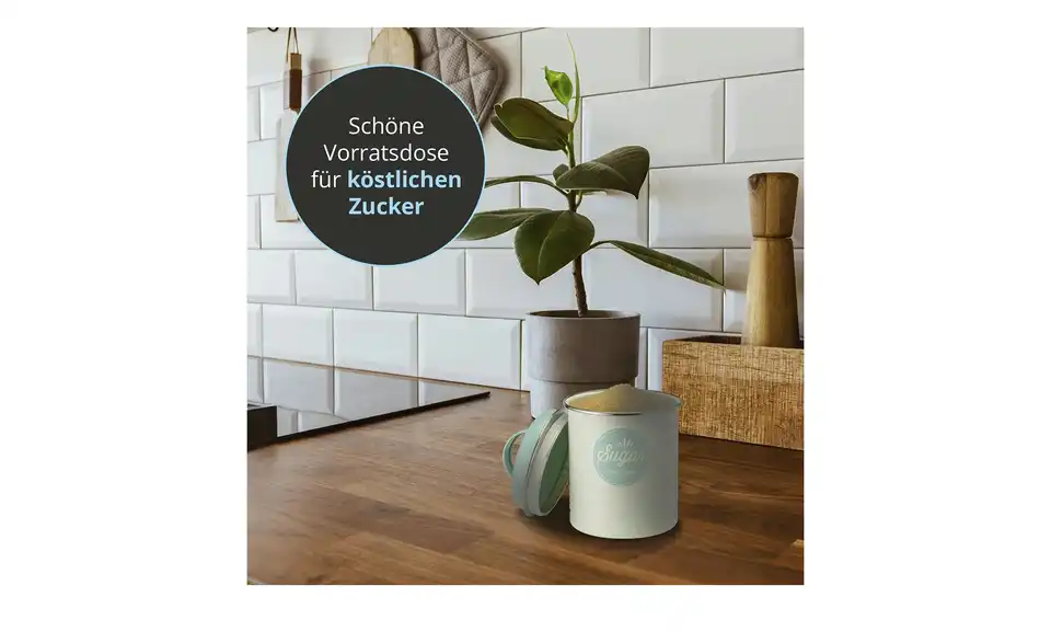 for friends Aufbewahrungsdose Sweet Home, Bild mit Text