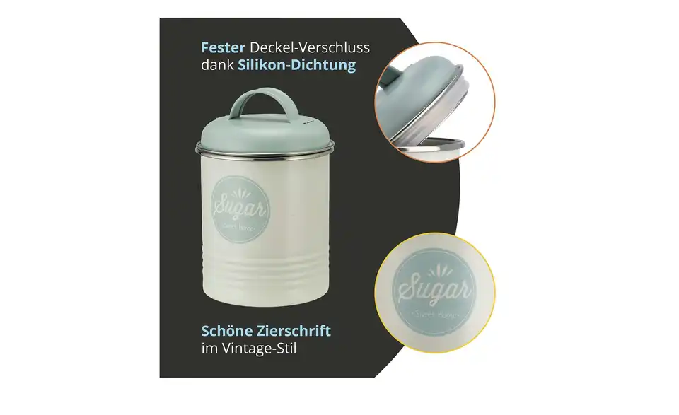 for friends Aufbewahrungsdose Sweet Home, Bild mit Text