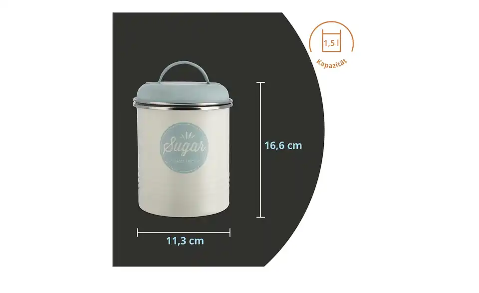 for friends Aufbewahrungsdose Sweet Home, Bild mit Text