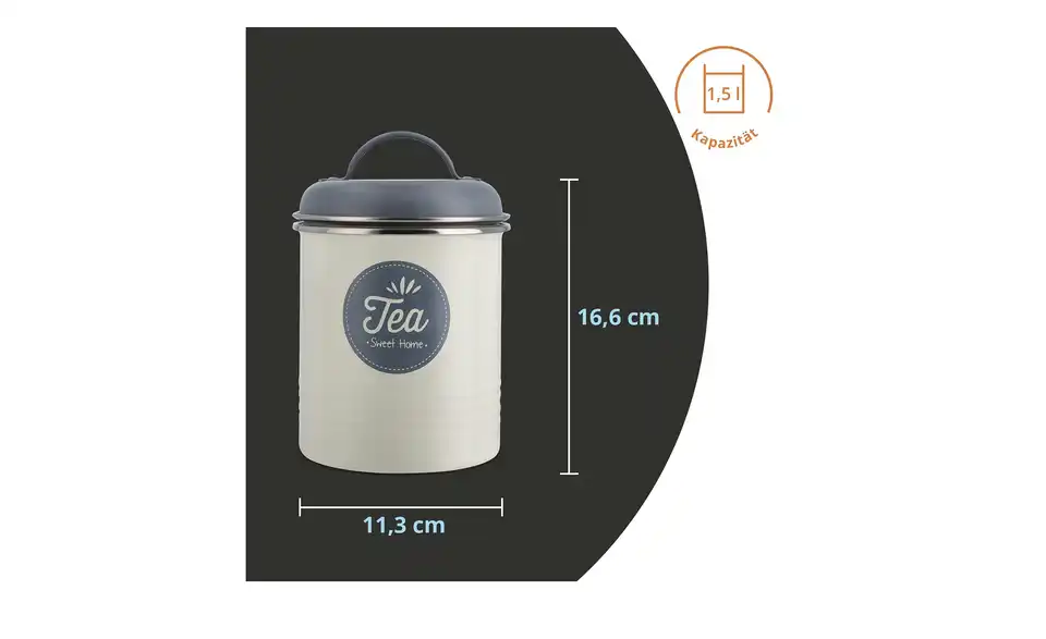 for friends Aufbewahrungsdose Sweet Home, Bild mit Text