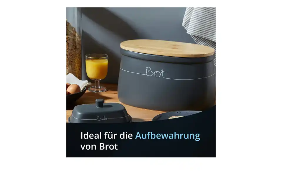 KHG Aufbewahrungsdose Brot, Bild mit Text