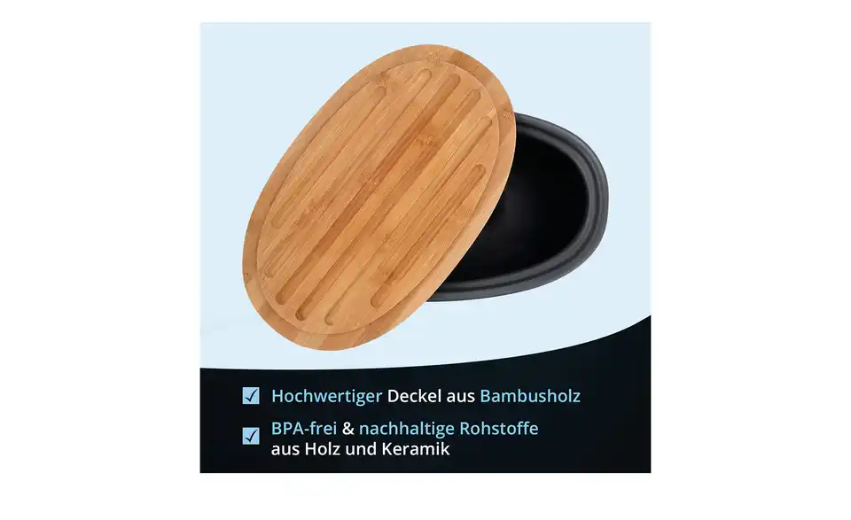 KHG Aufbewahrungsdose Brot, Bild mit Text