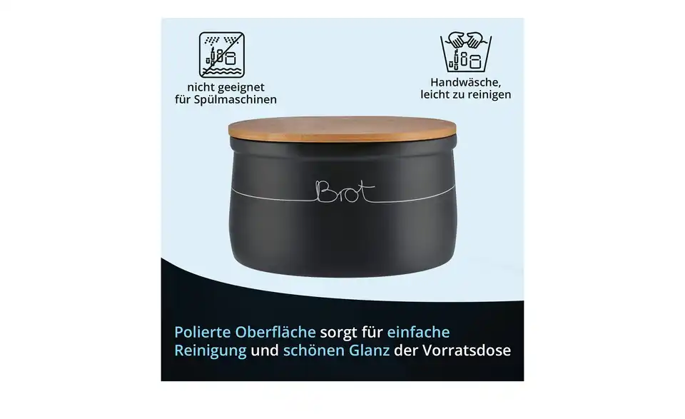 KHG Aufbewahrungsdose Brot, Bild mit Text