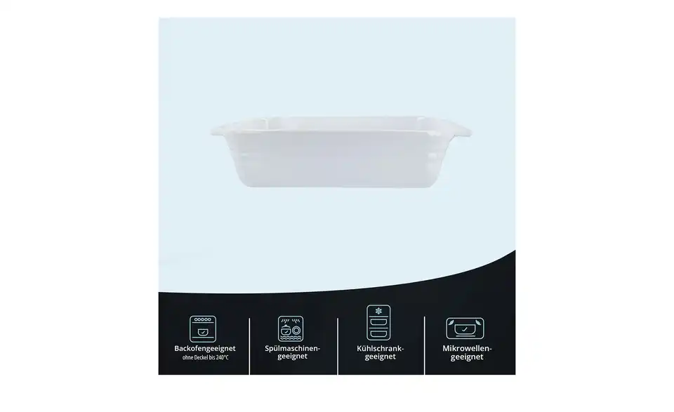 KHG Auflaufform, Bild mit Text