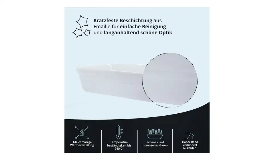 KHG Auflaufform, Bild mit Text