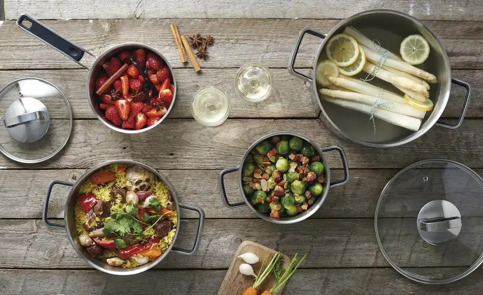 Meisterkoch Topfset, 4-teilig RADIUS, in Wohnsituation