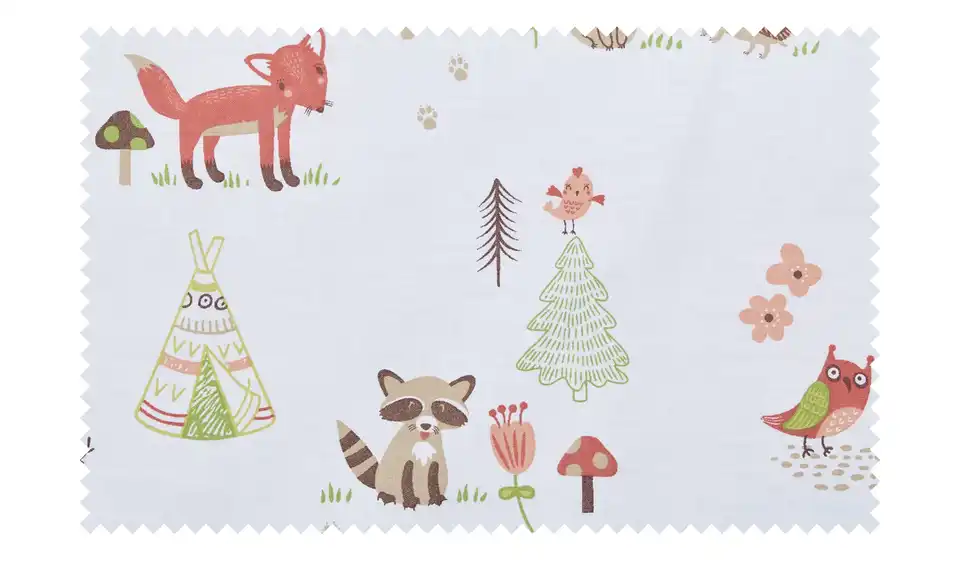 Uups Wickelauflagenbezug Wald & Wiese, Stoffstruktur