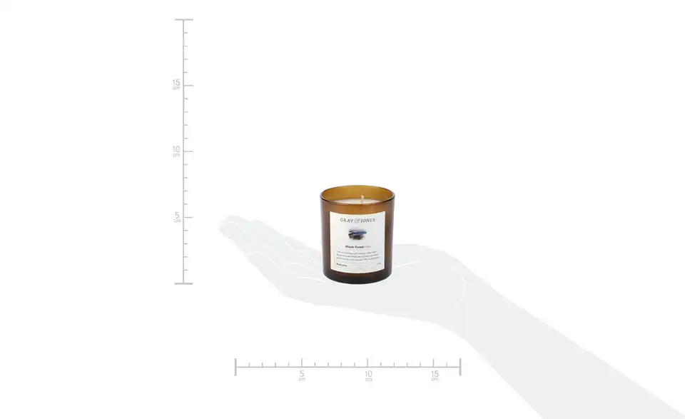 Gray & Jones Duftkerze Black Coast ONE, Bemaßung