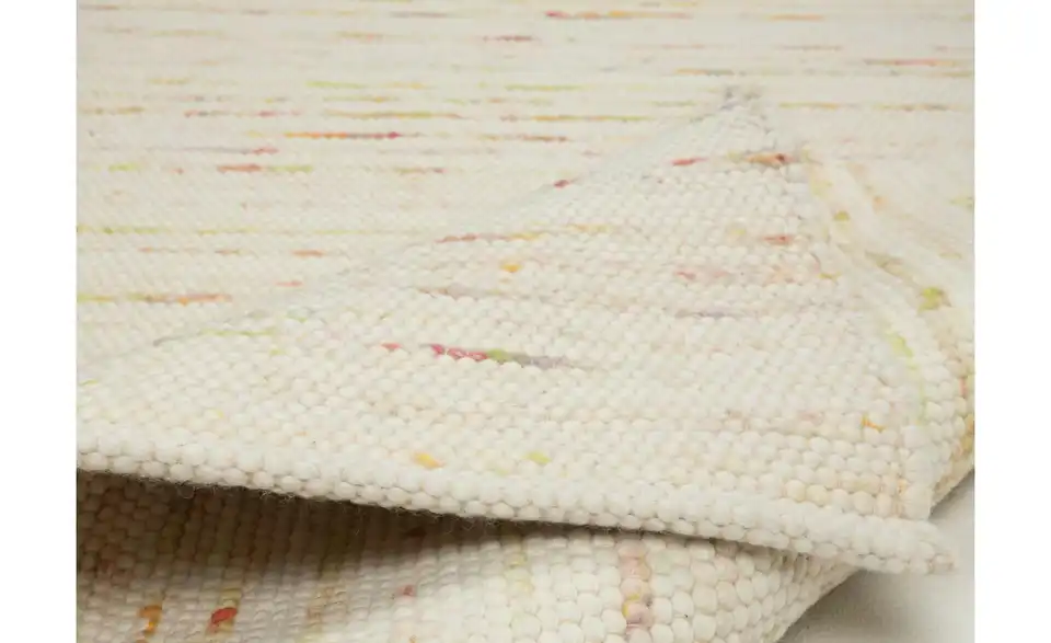 THEKO Handwebteppich Alpen, Rückansicht