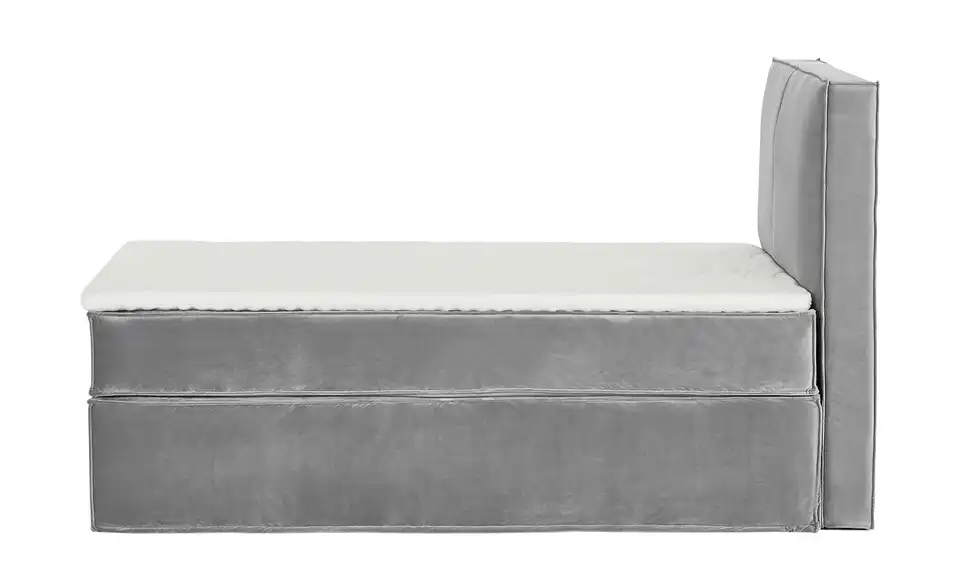 Boxi Boxspringbett 140 x 200 cm Boxi Urban mit trendigem Keder, Profilansicht
