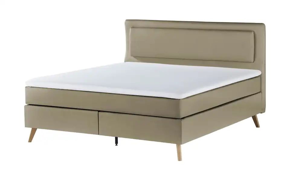 Boxspringbett Taupe, 180x200 cm Möbel Höffner