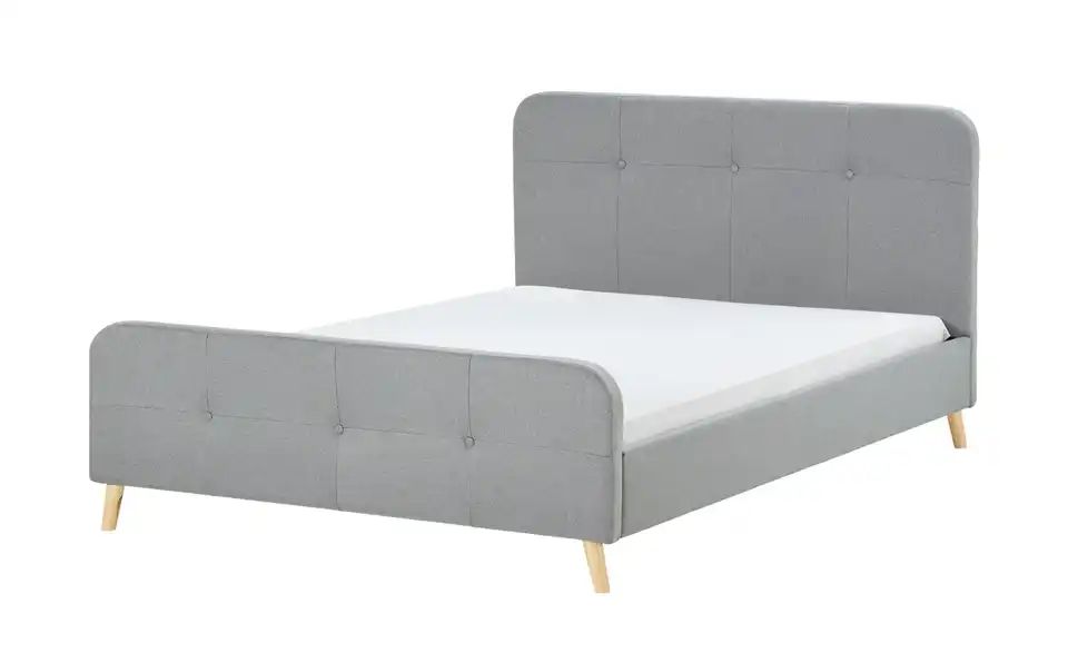 Polsterbett WINFORD 140x200 cm Grau