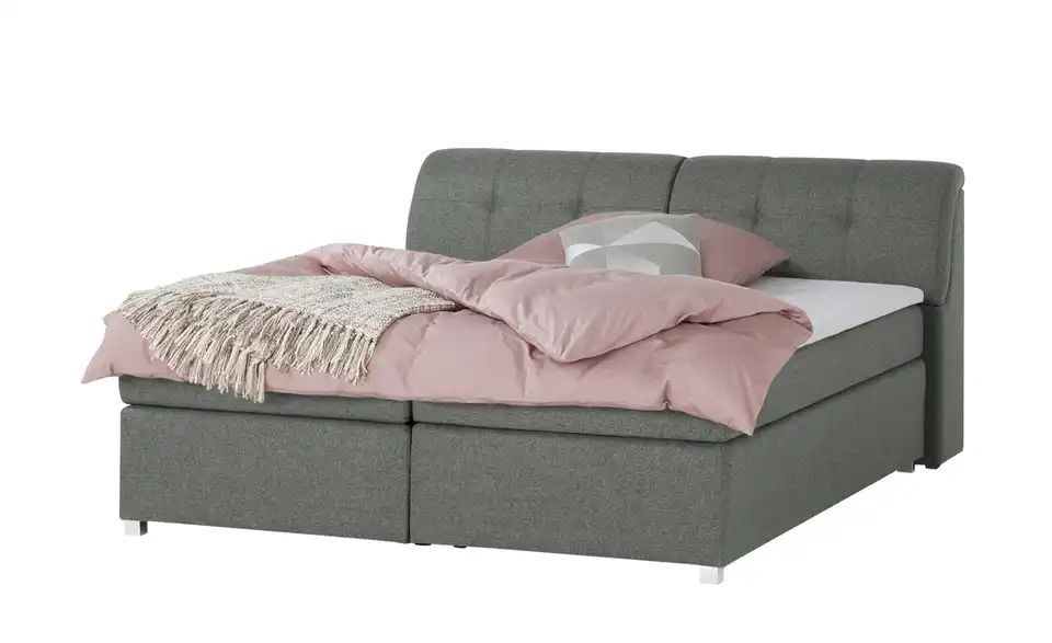 Boxspringbett LUMO 160x200 cm Grau von SWITCH