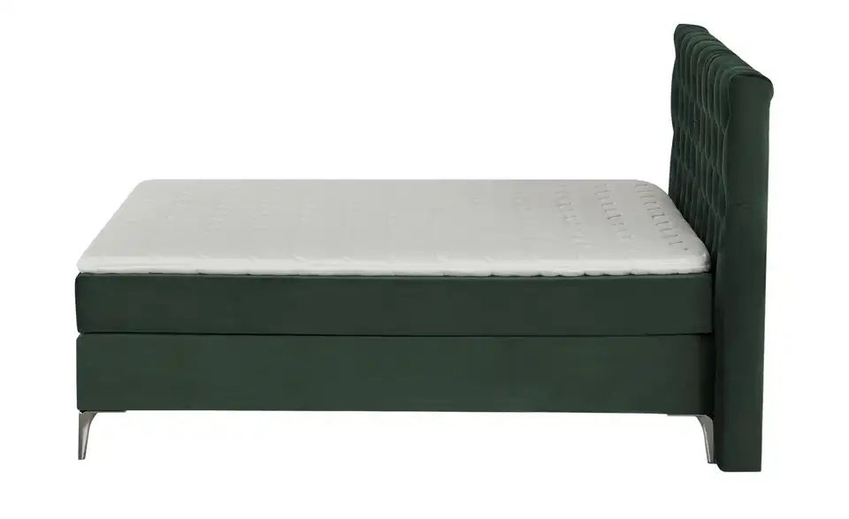 Boxspringbett LAESA 180x200 cm - Dunkelgrün