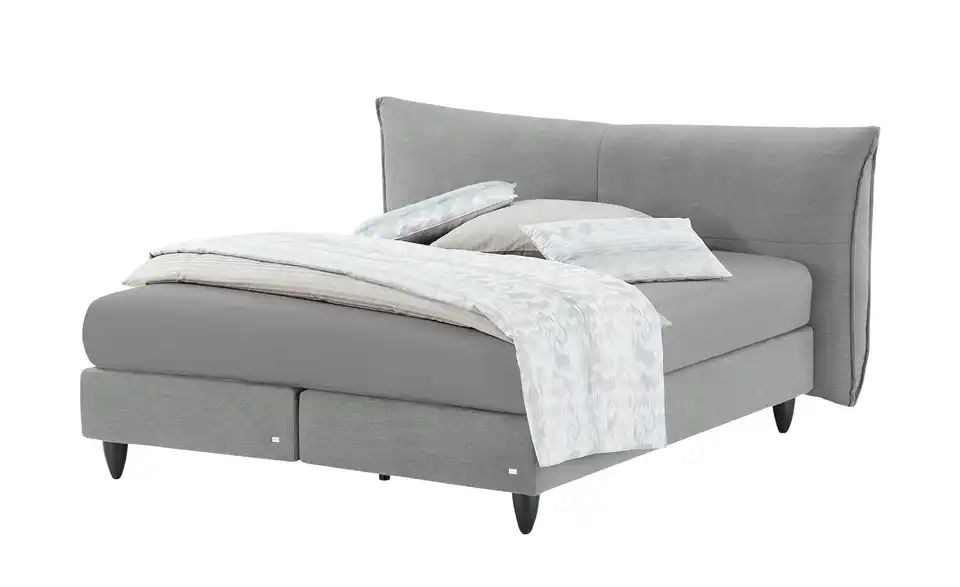 Boxspringbett SENTA K - Flachgewebe / Mikrofaser