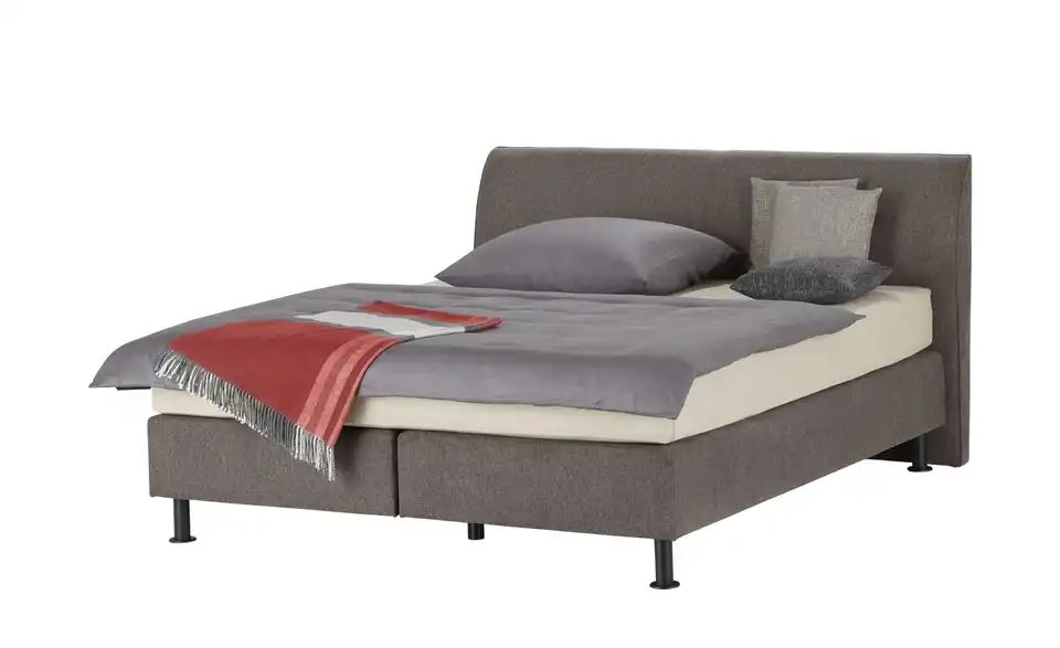 Boxspringbett EARL Braun 160x200 cm von VANDOORN